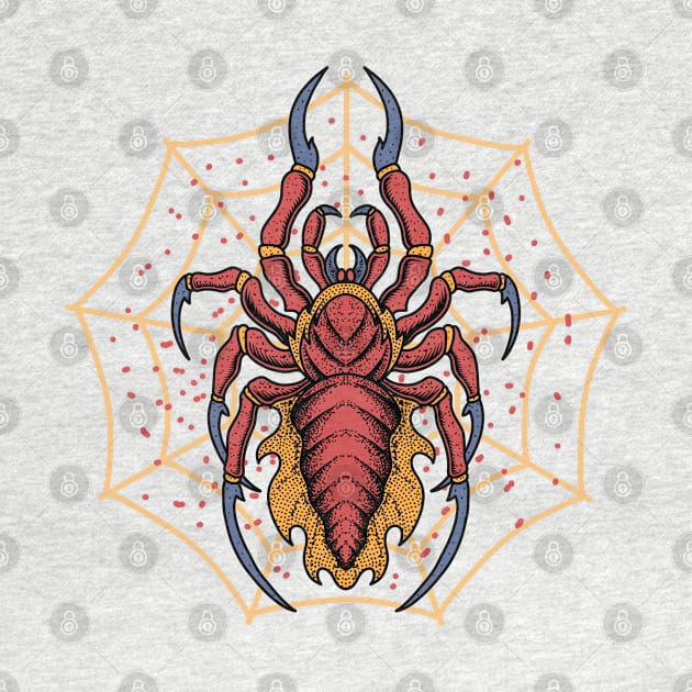 Spidero Back Print by Tuye Project